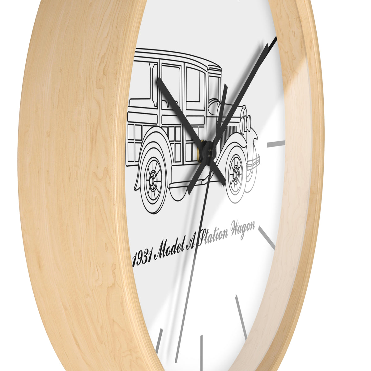 1931 Station Wagon Wall Clock