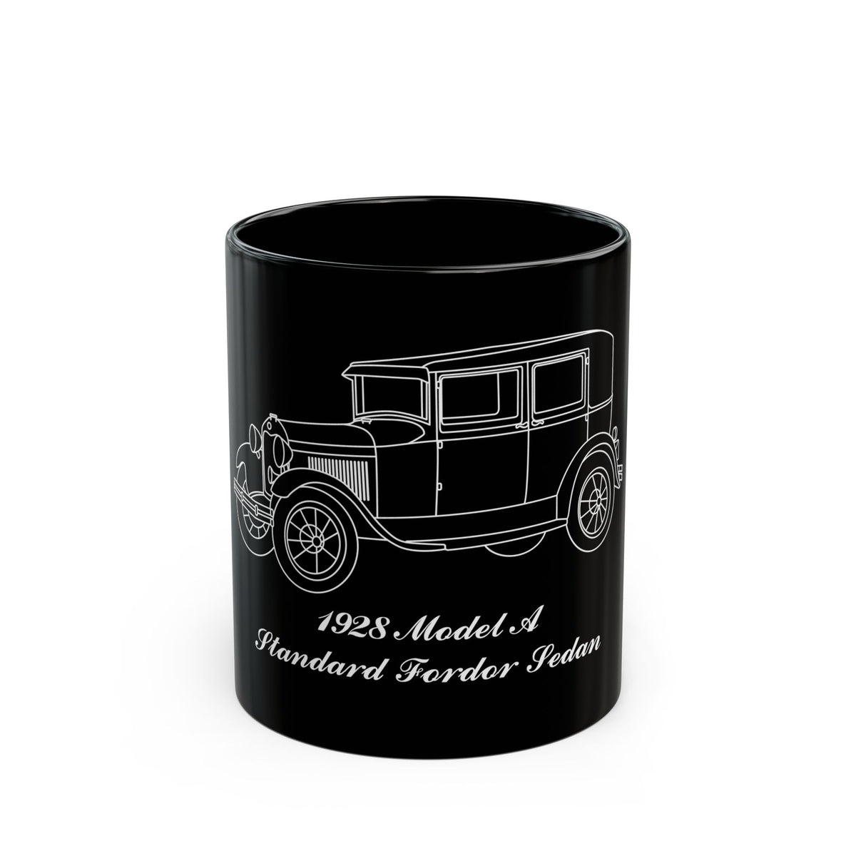 1928 Standard Fordor Sedan Black Mug