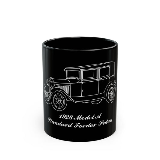 1928 Standard Fordor Sedan Black Mug