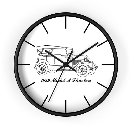 1929 Phaeton Wall Clock
