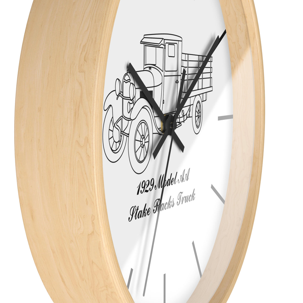 1929 AA Stake Racks Wall Clock