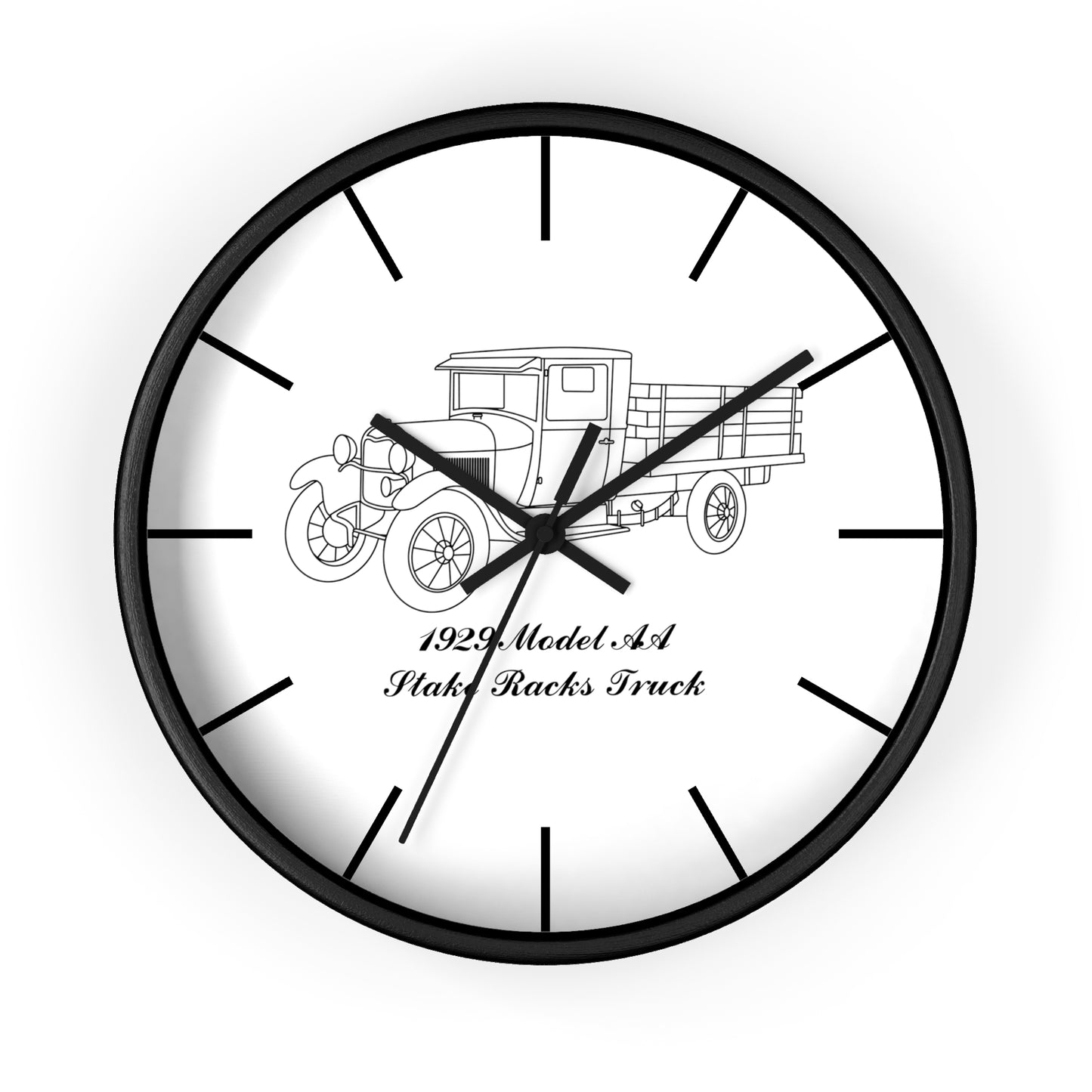 1929 AA Stake Racks Wall Clock