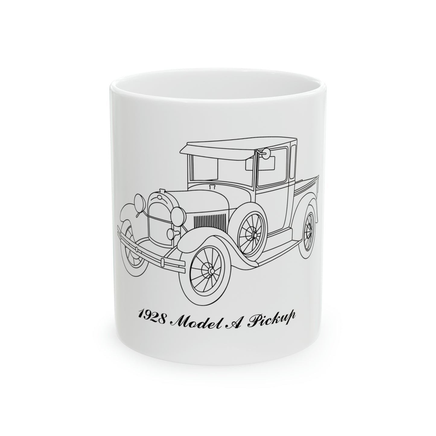 1928 Pickup White Mug