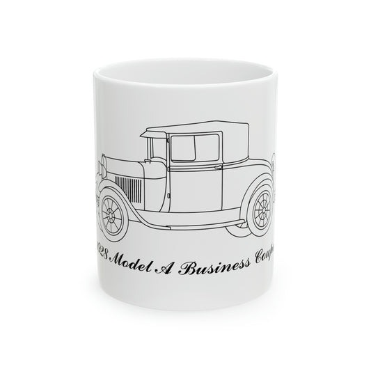 1928 Business Coupe White Mug