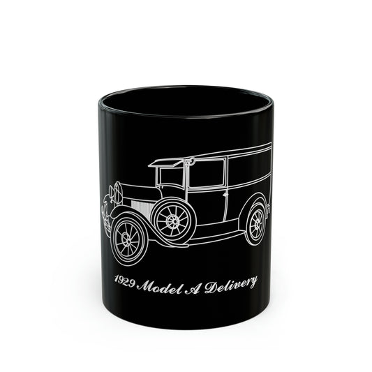 1929 Delivery Black Mug