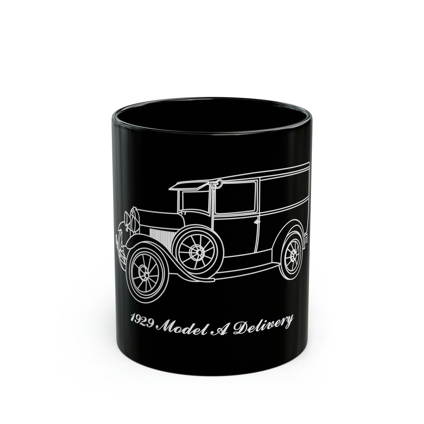 1929 Delivery Black Mug