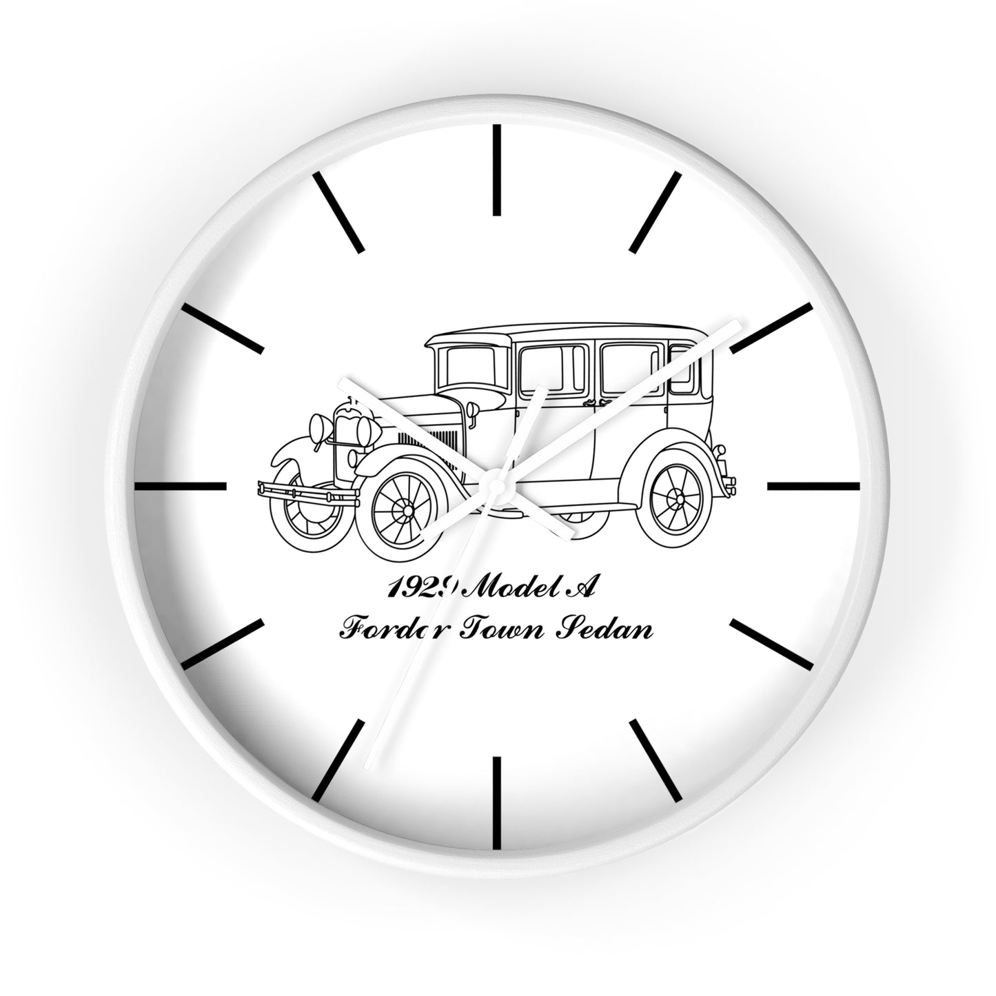 1929 Fordor Town Sedan Wall Clock