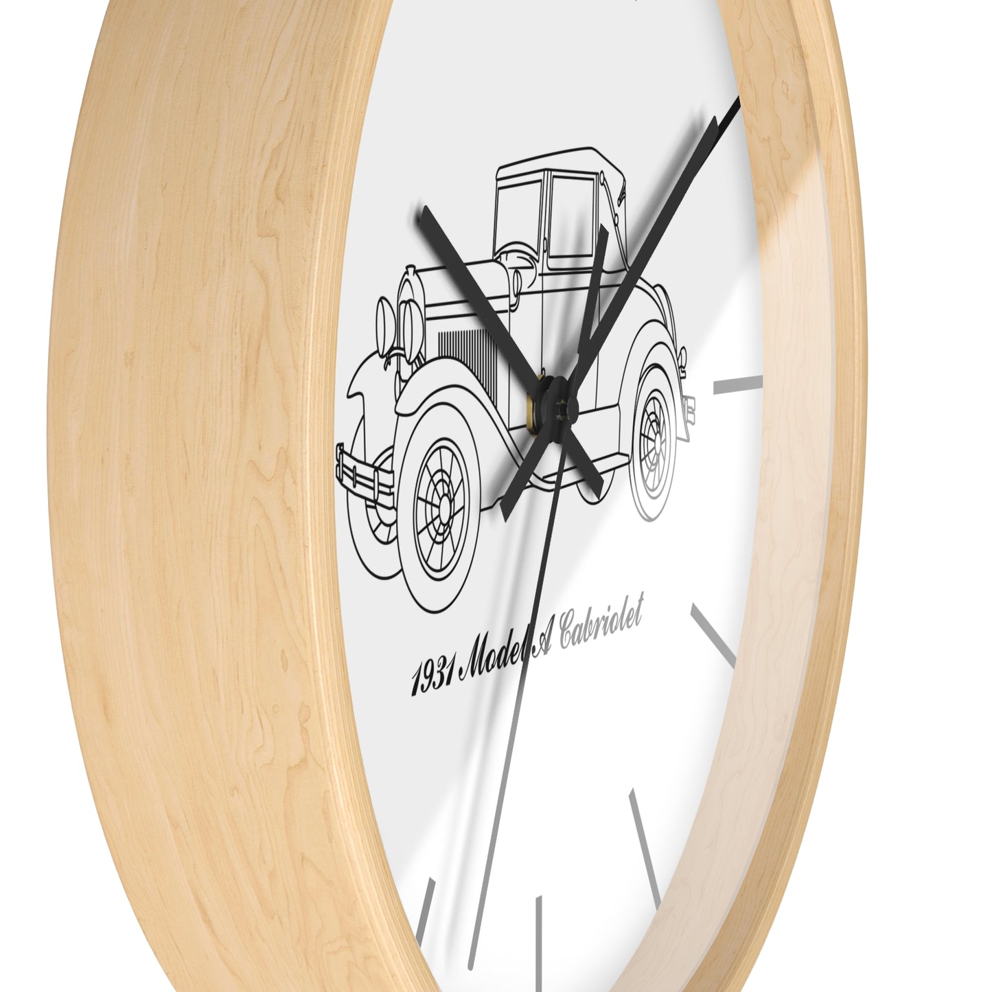 1931 Cabriolet Wall Clock