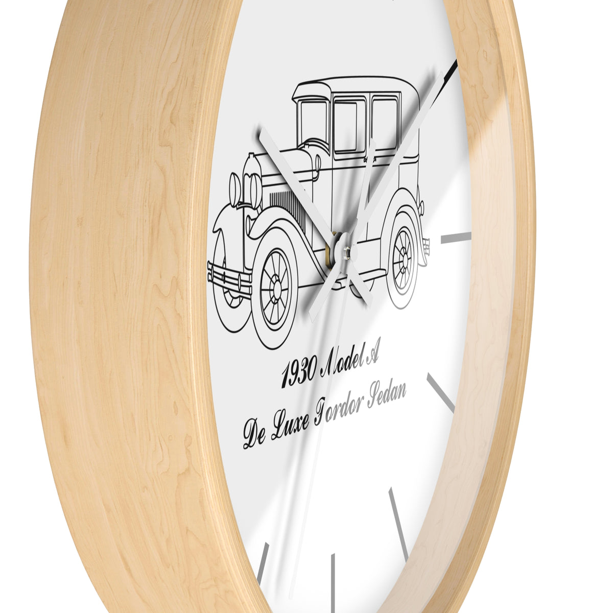 1930 De Luxe Fordor Sedan Wall Clock