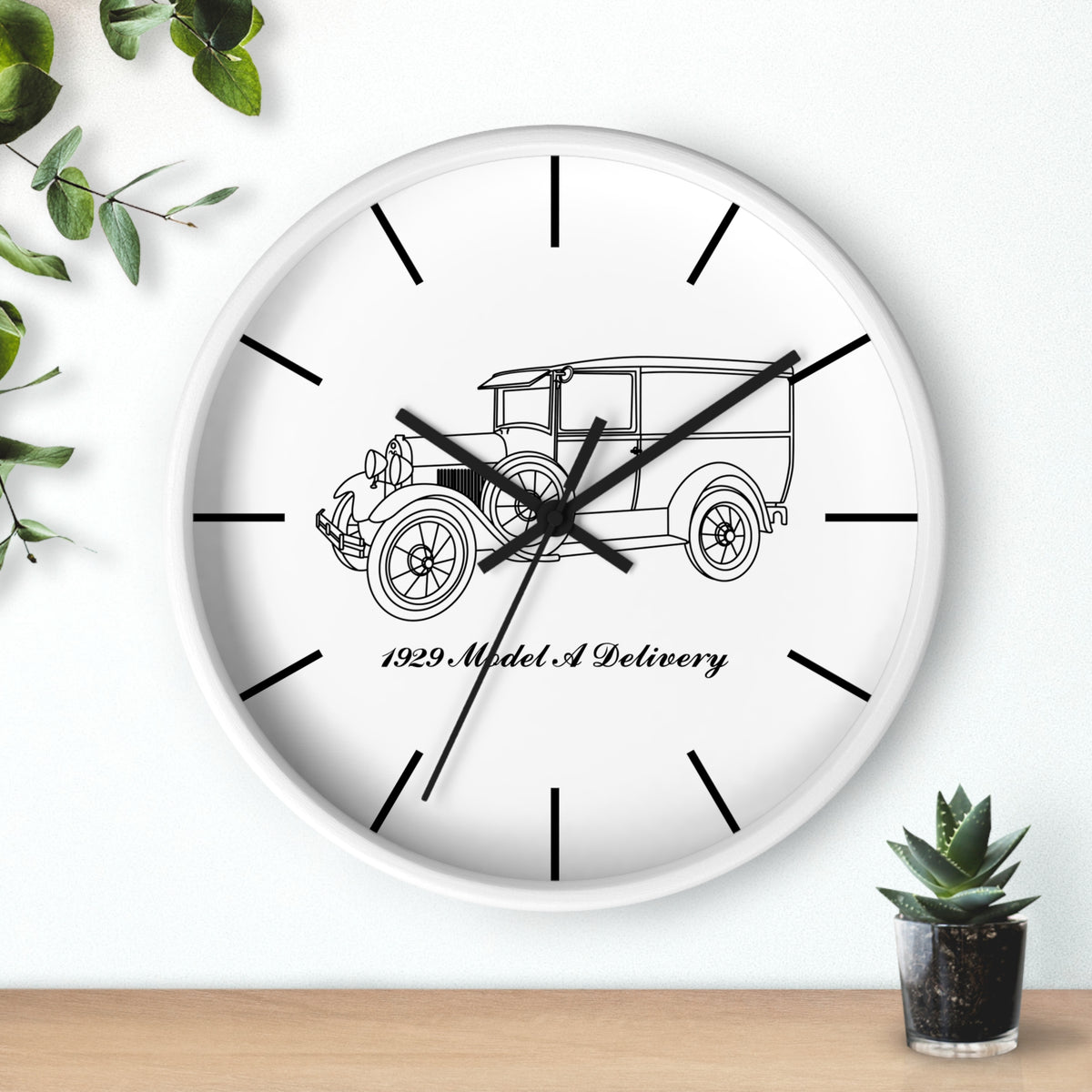 1929 Delivery Wall Clock