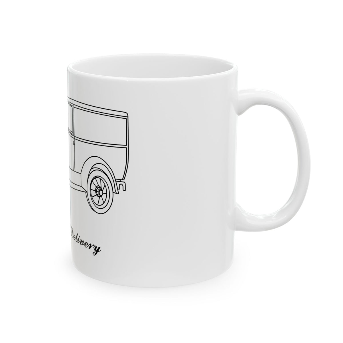 1928 Delivery White Mug