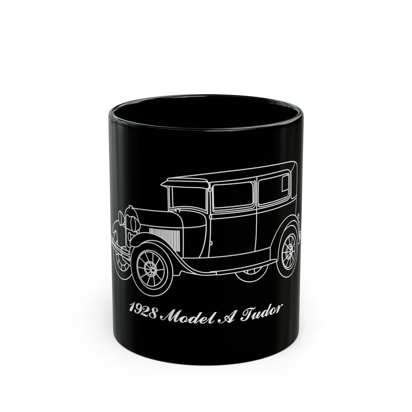 1928 Tudor Black Mug