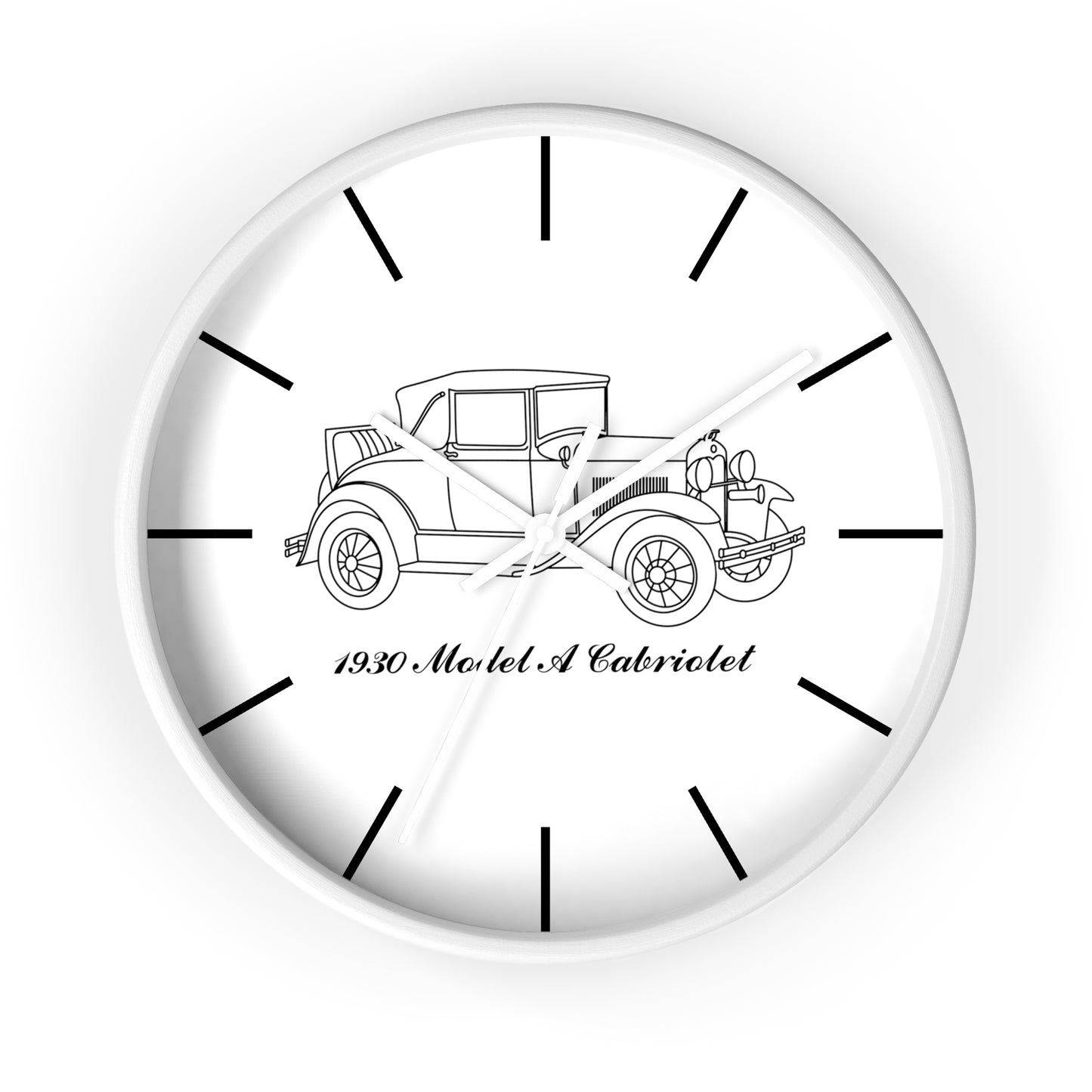 1930 Cabriolet Wall Clock