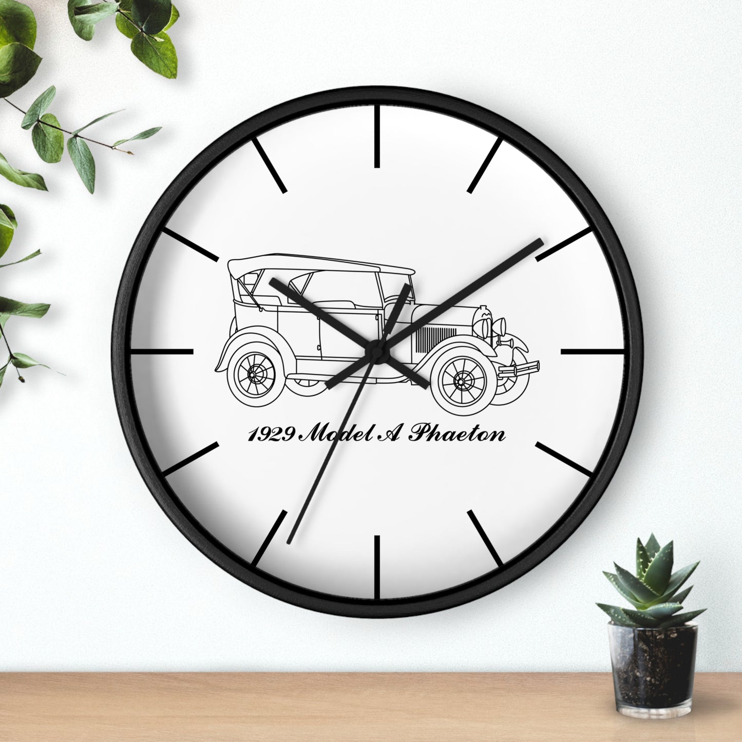 1929 Phaeton Wall Clock