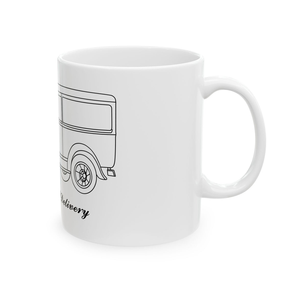 1931 Delivery White Mug