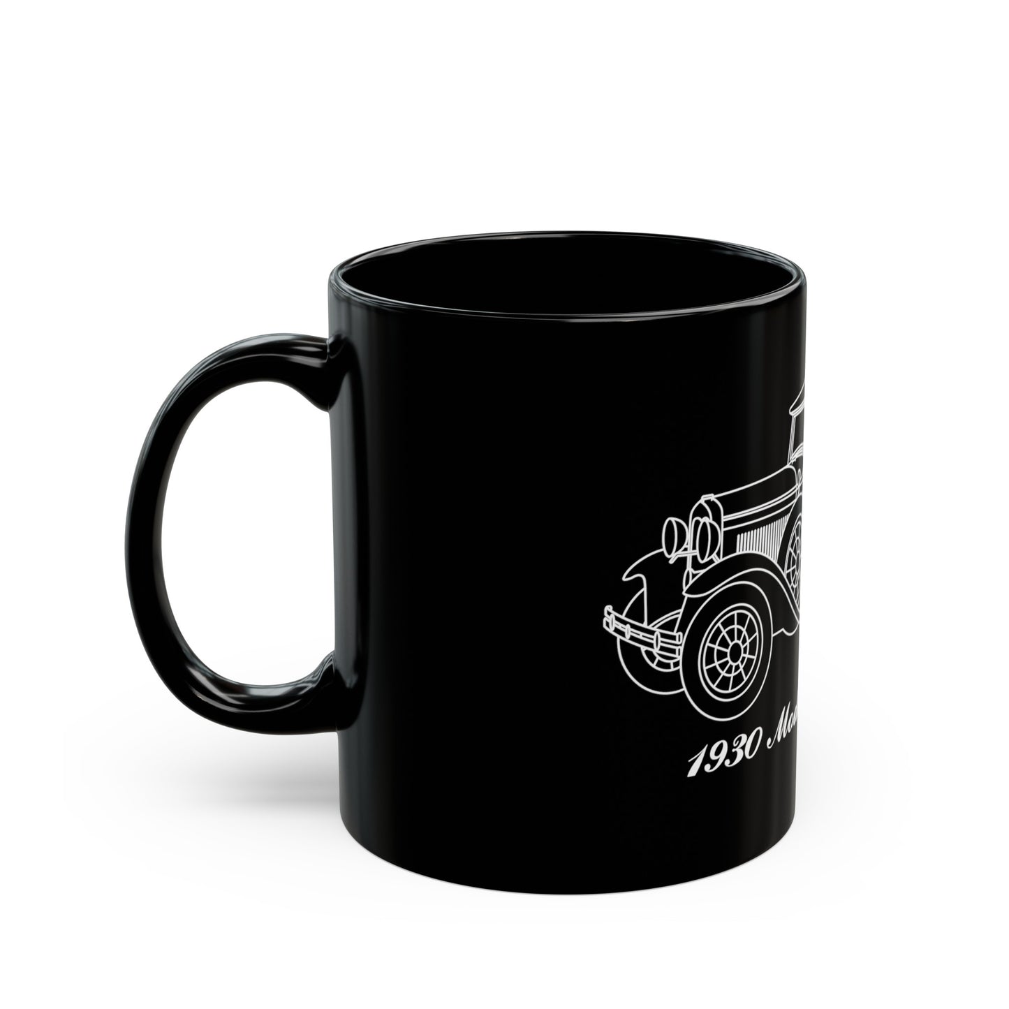 1930 Roadster Black Mug