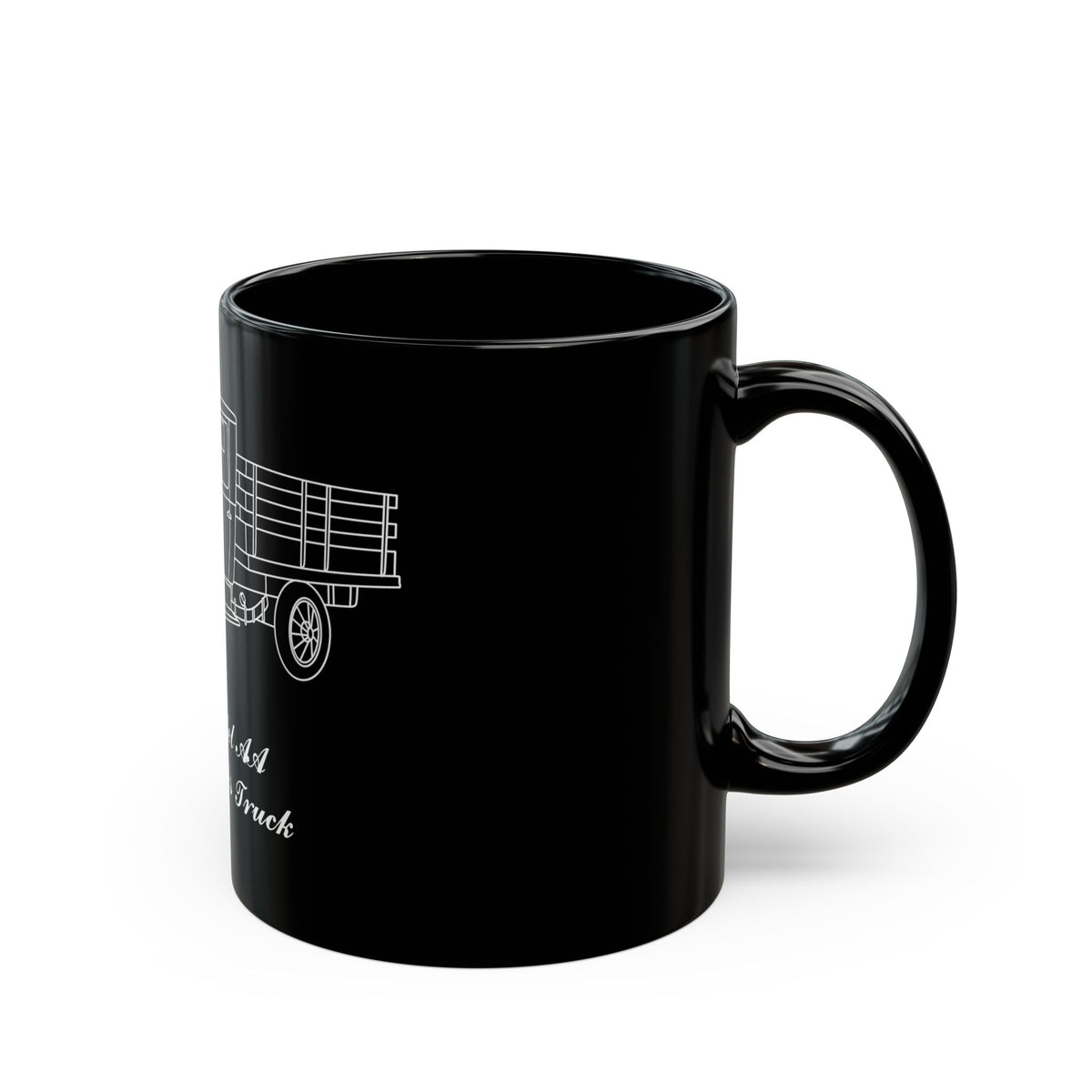 1929 AA Stake Racks Black Mug
