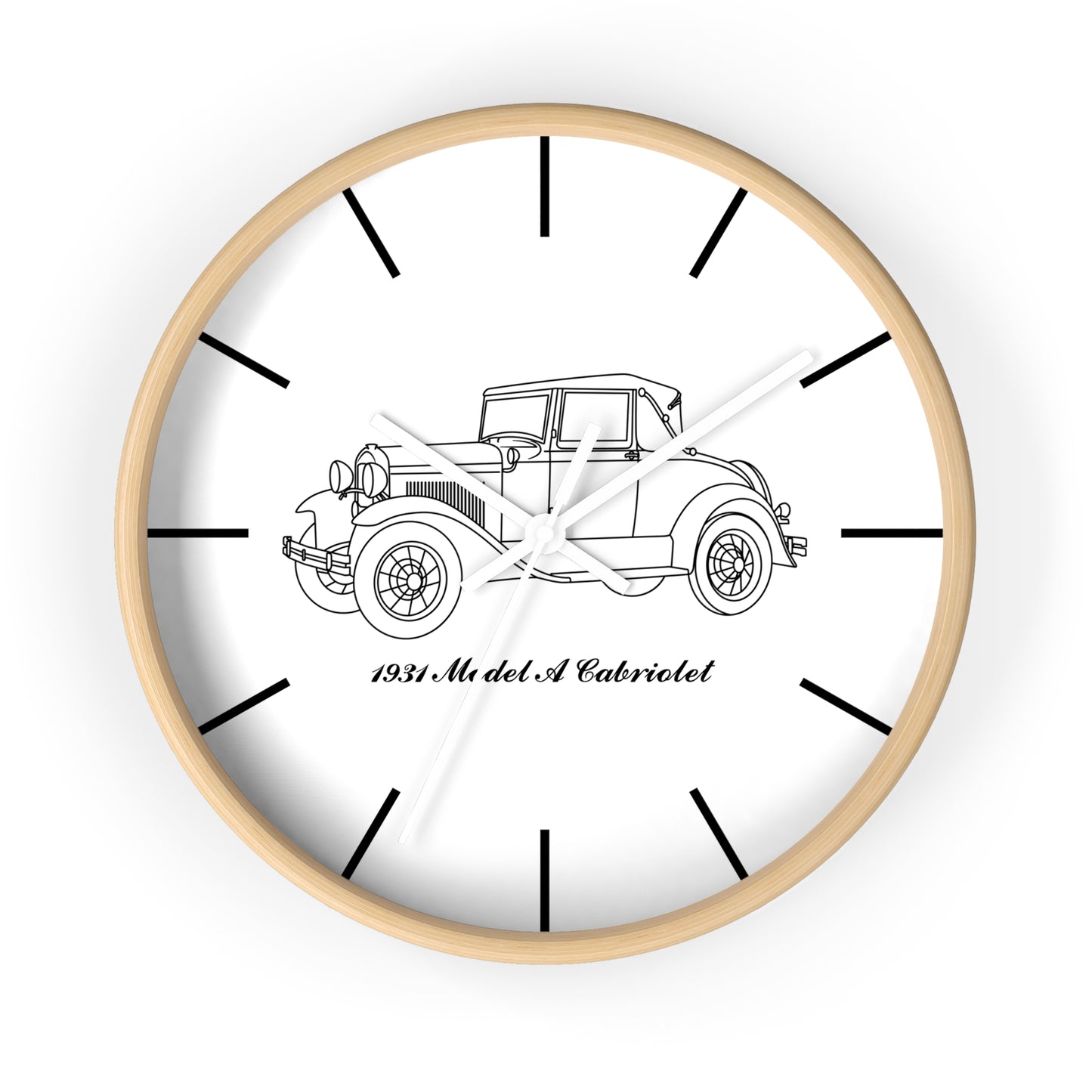 1931 Cabriolet Wall Clock