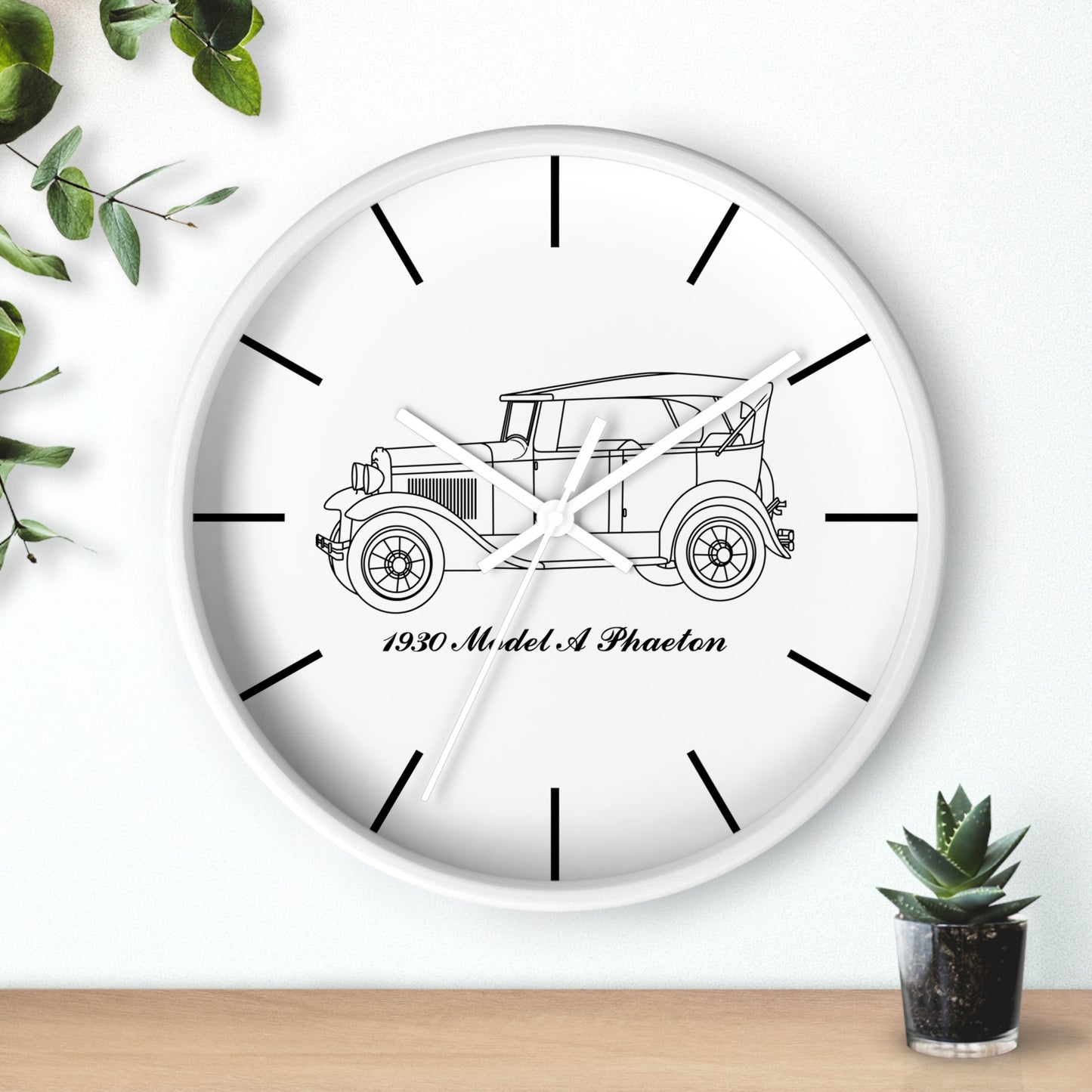 1930 Phaeton Wall Clock