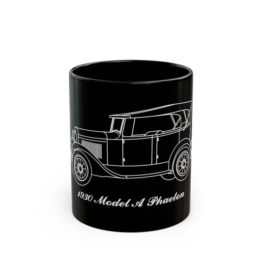 1930 Phaeton Black Mug