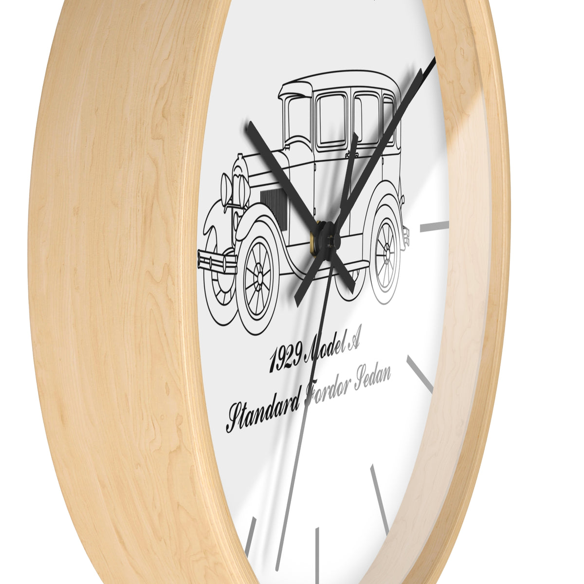 1929 Standard Fordor Sedan (3-Window) Wall Clock