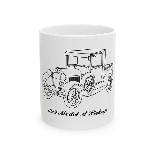 1929 Pickup White Mug