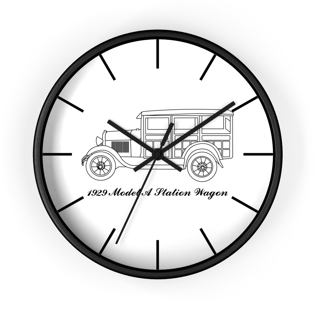 1929 Station Wagon Wall Clock