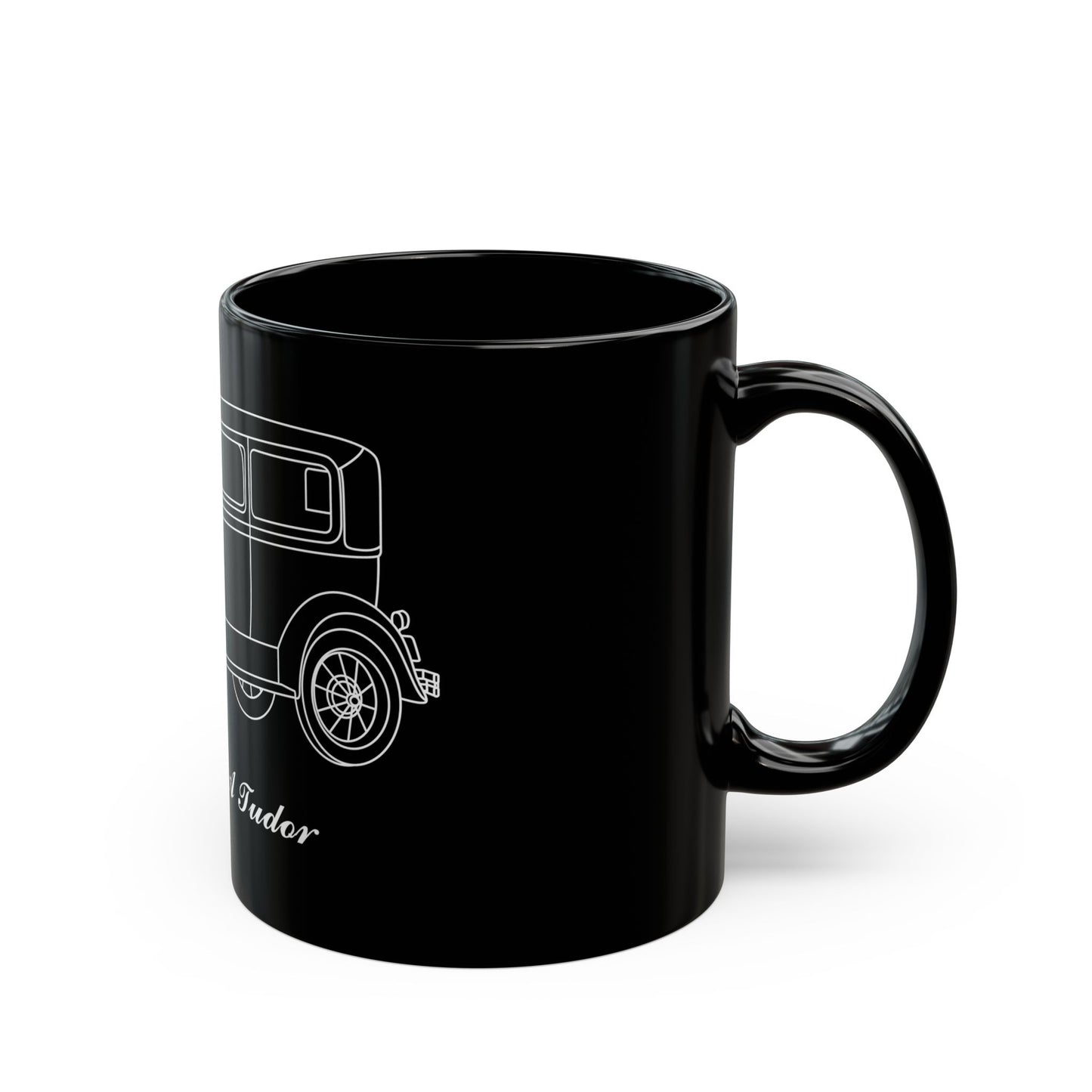 1929 Tudor Black Mug
