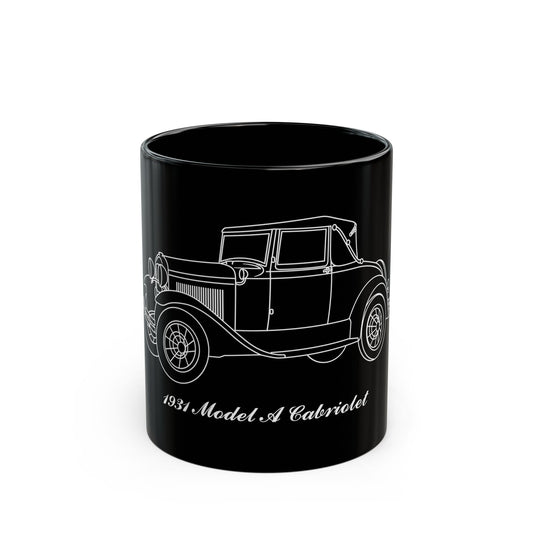 1931 Cabriolet Black Mug