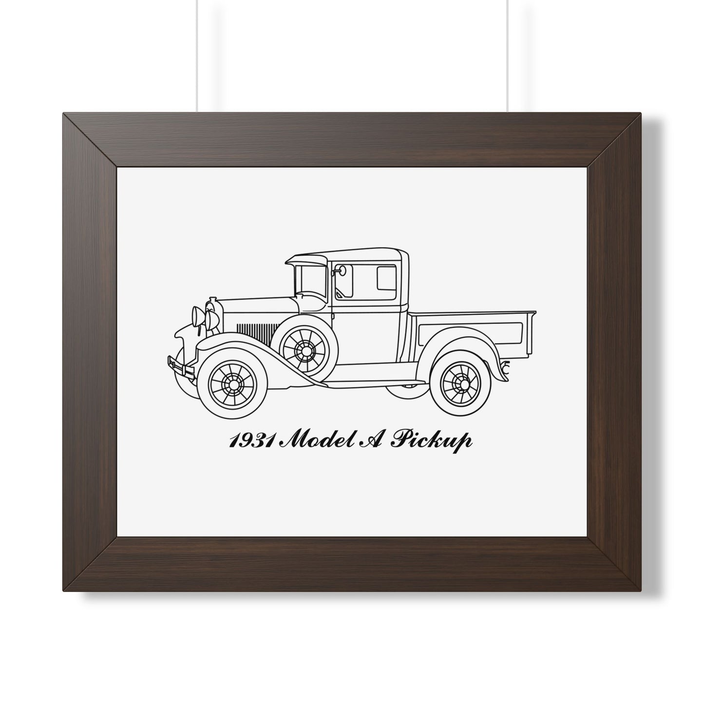 1931 Pickup Framed Drawing