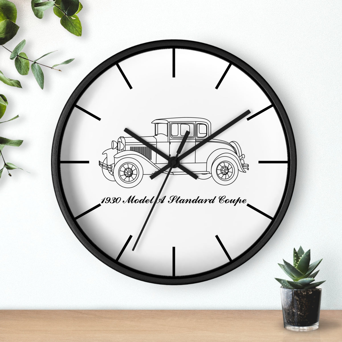 1930 Standard Coupe Wall Clock