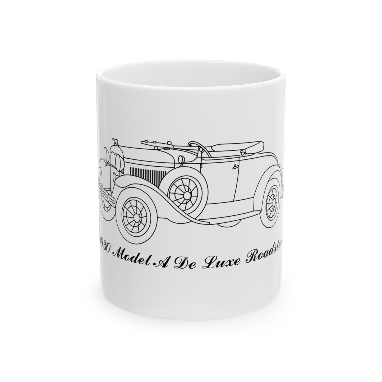 1930 De Luxe Roadster White Mug