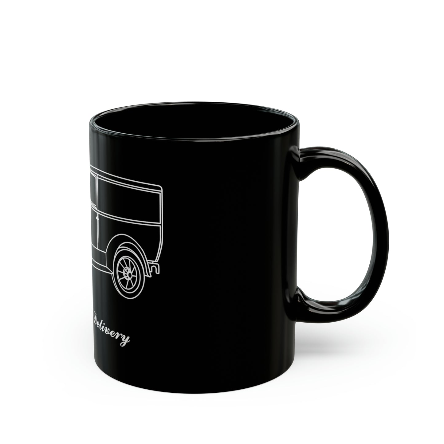 1929 Delivery Black Mug