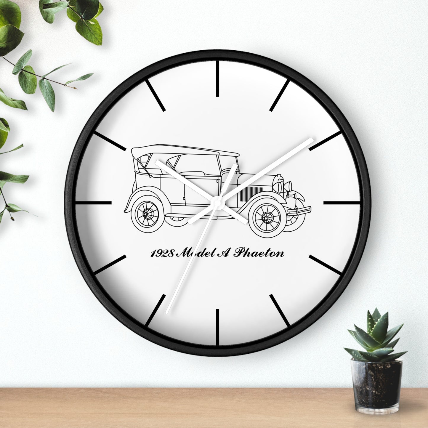 1928 Phaeton Wall Clock