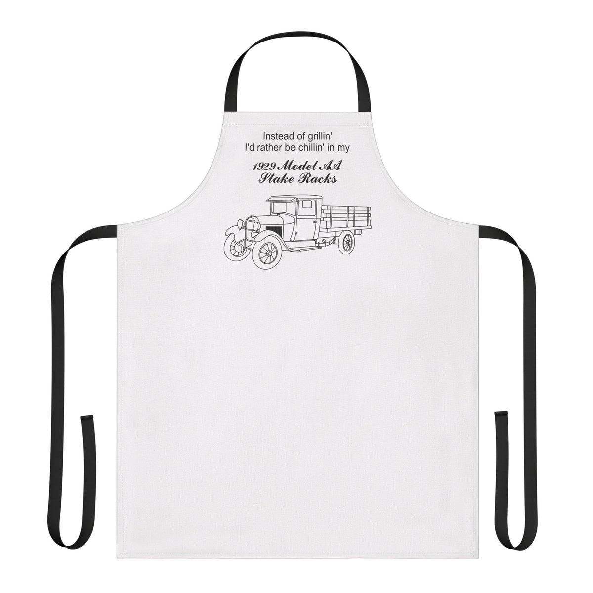 1929 AA Stake Racks Truck Grillin' Apron