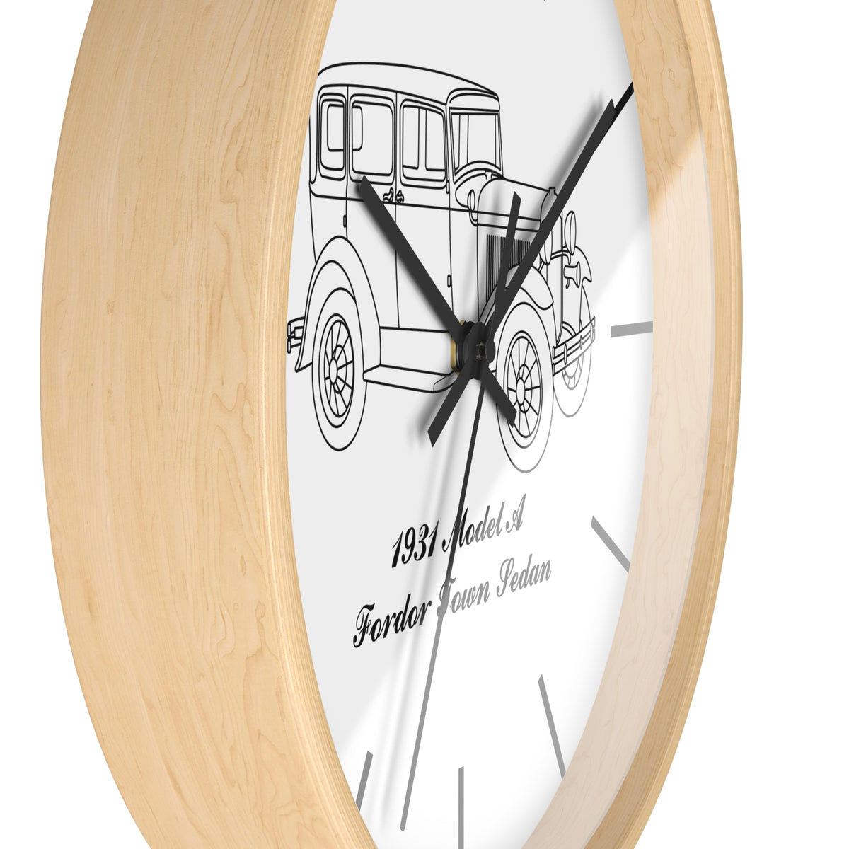 1931 Fordor Town Sedan Wall Clock
