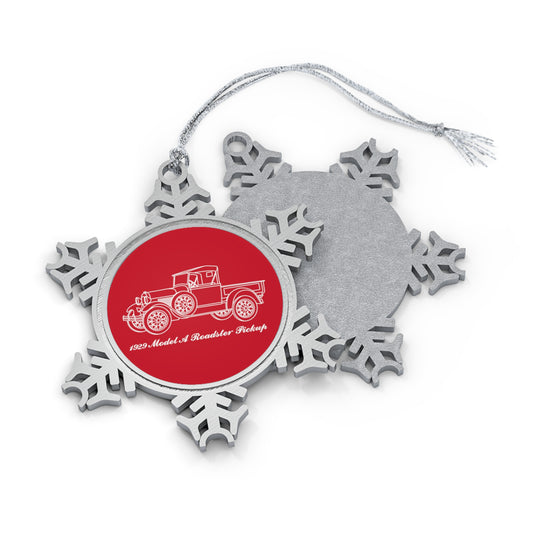 1929 Roadster Pickukp Snowflake Ornament