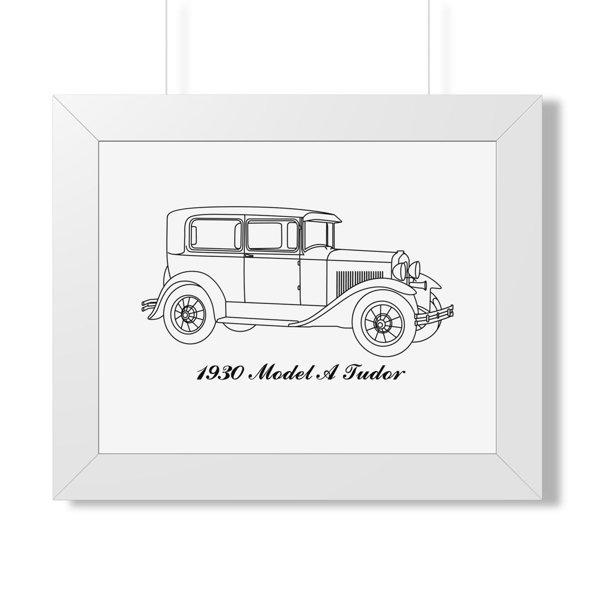 1930 Tudor Framed Drawing