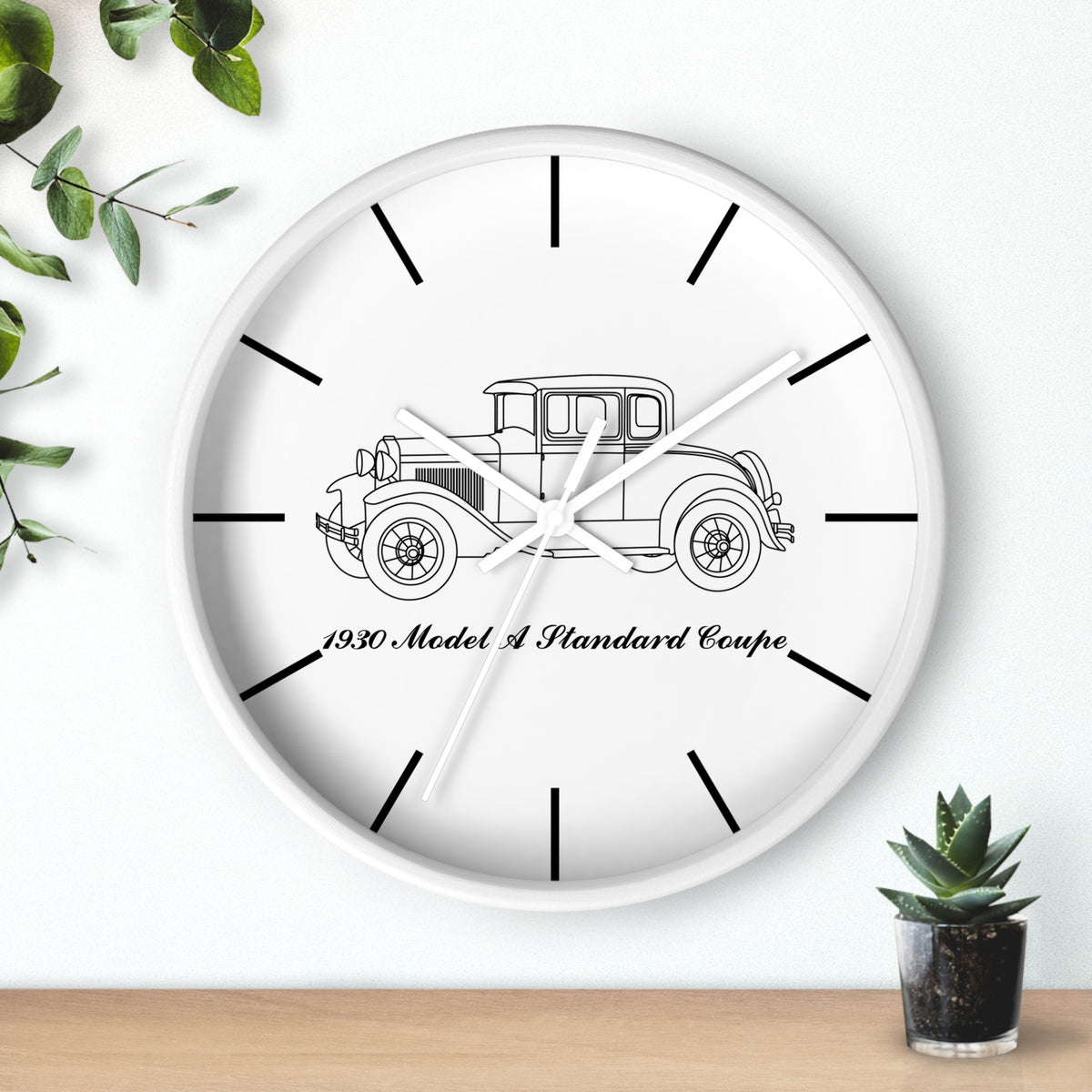 1930 Standard Coupe Wall Clock