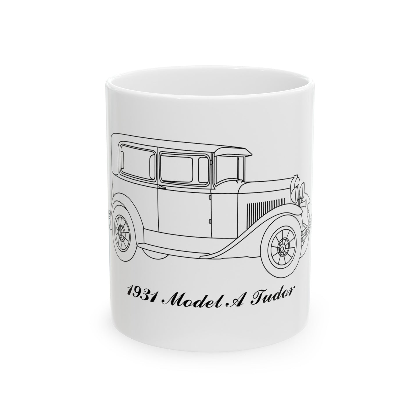 1931 Tudor White Mug