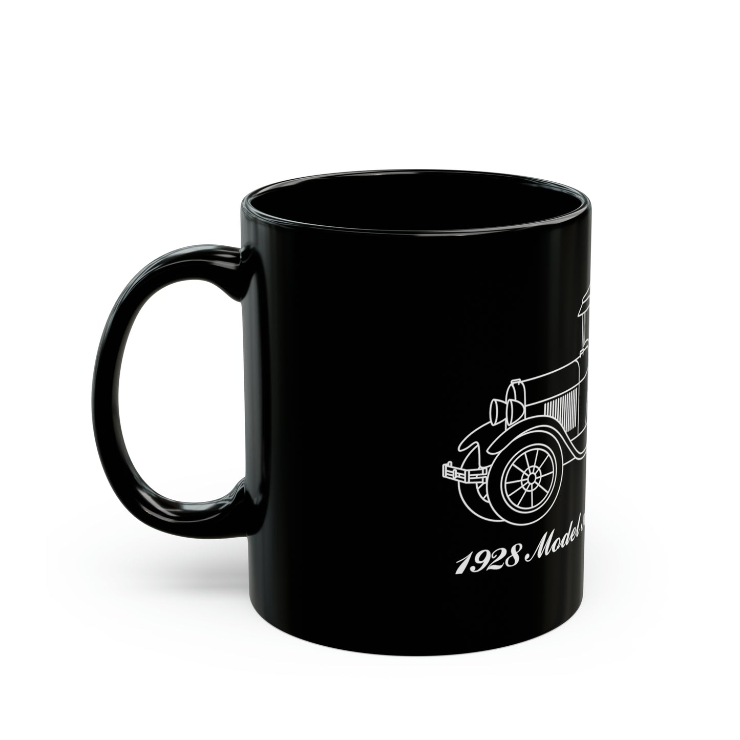 1928 Business Coupe Black Mug