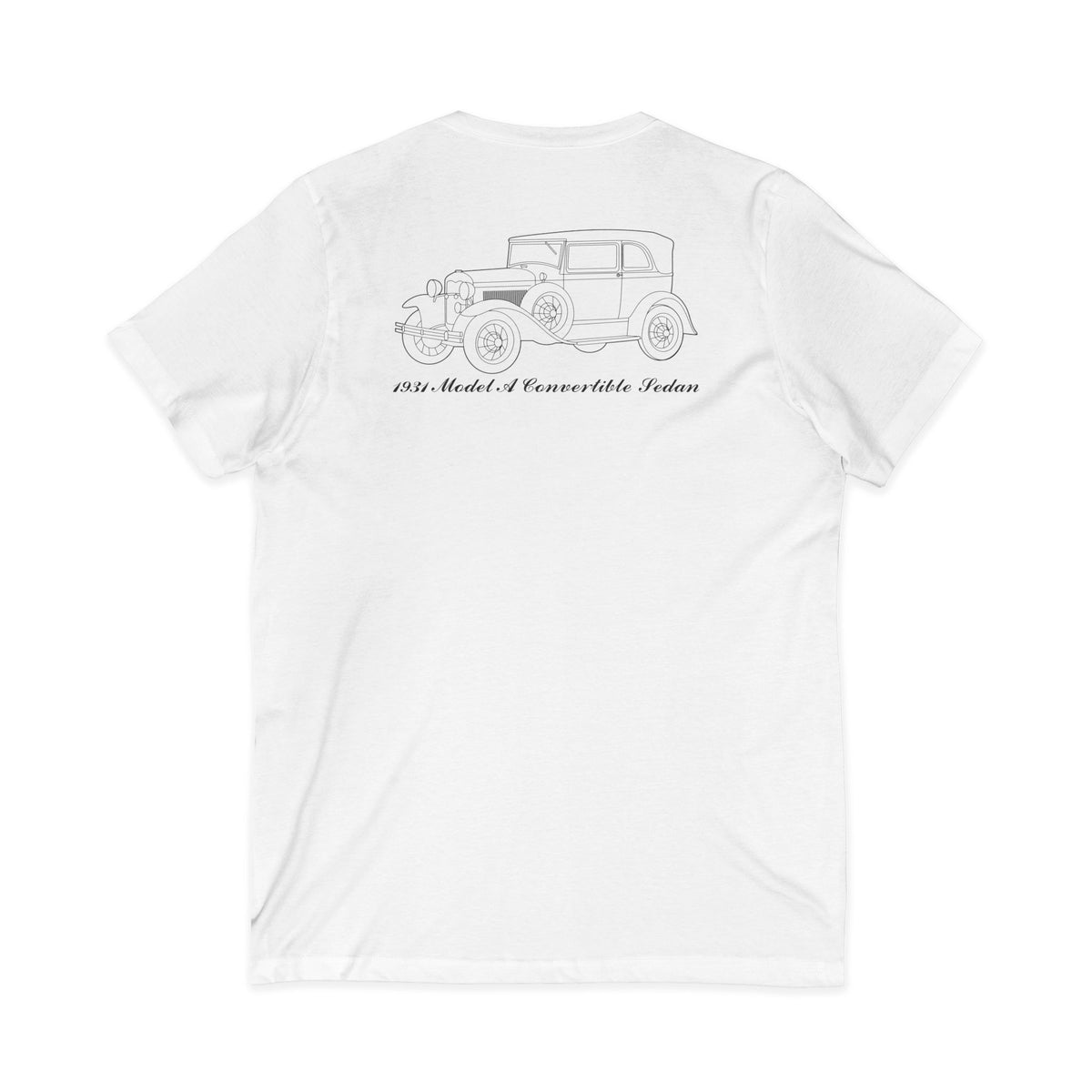 1931 Convertible Sedan Women's V-Neck Shirt