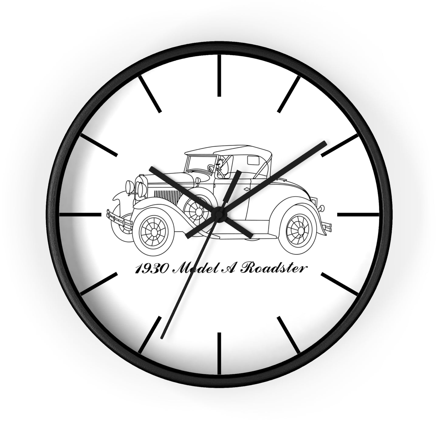 1930 Roadster Wall Clock