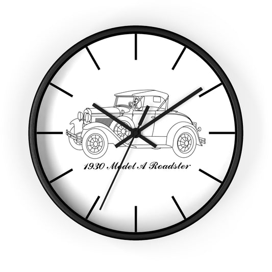 1930 Roadster Wall Clock