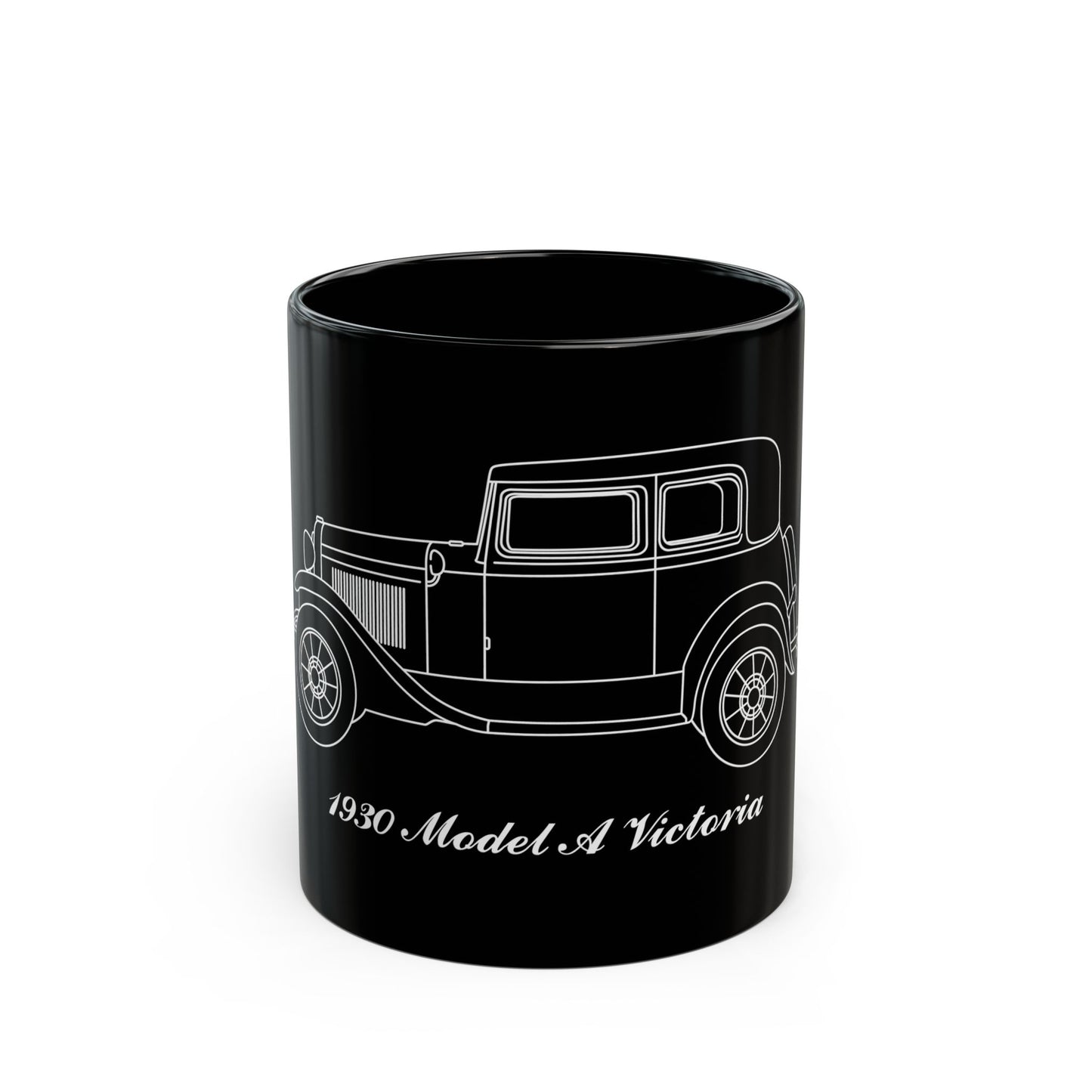 1930 Victoria Black Mug