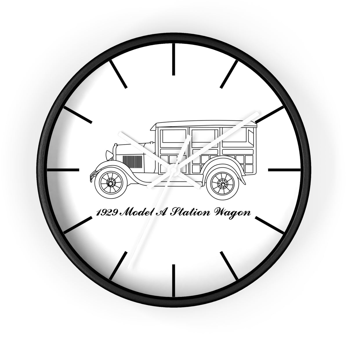 1929 Station Wagon Wall Clock