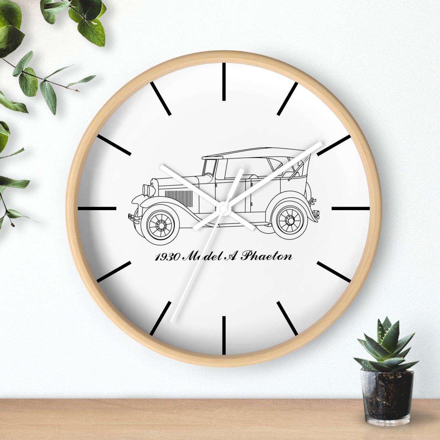 1930 Phaeton Wall Clock