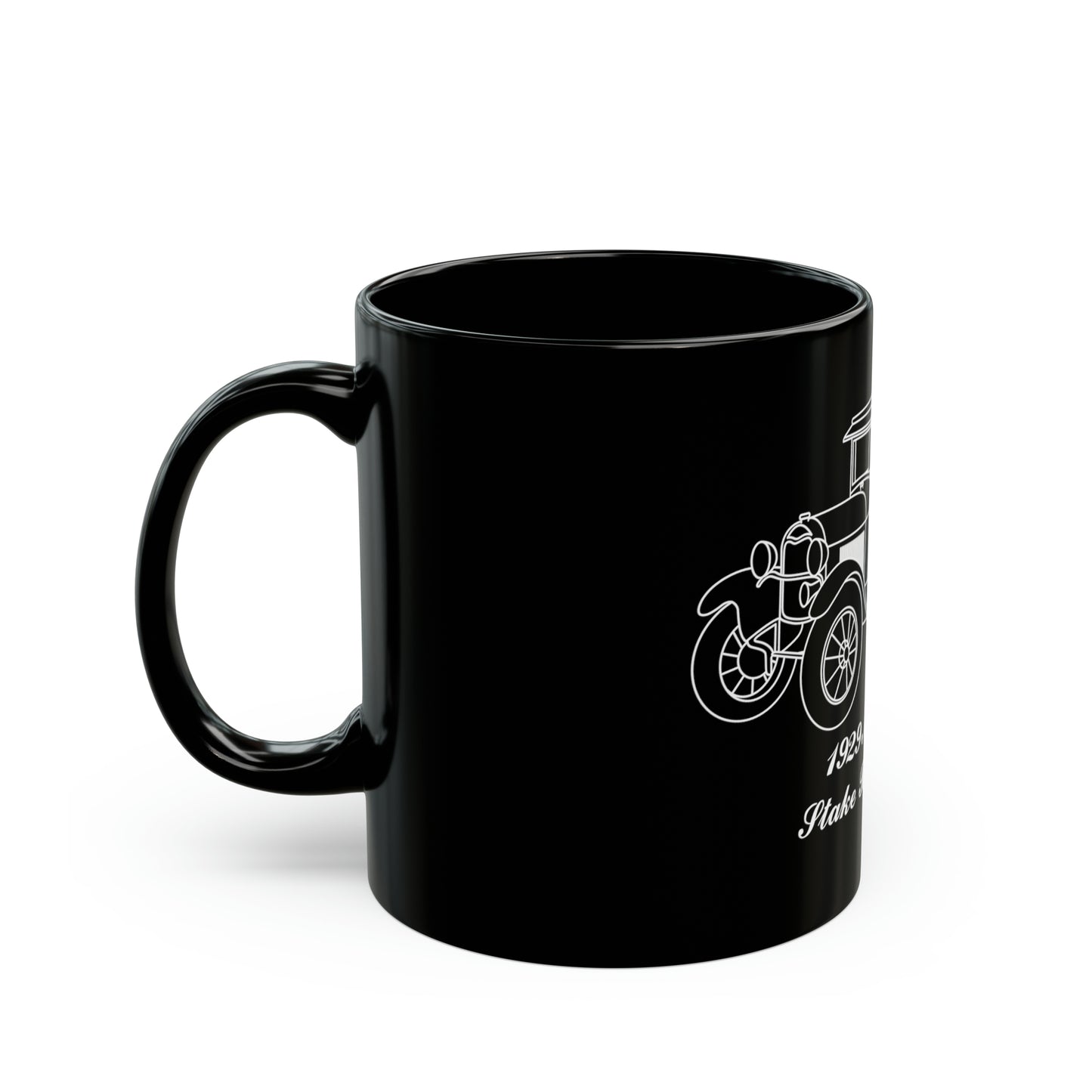 1929 AA Stake Racks Black Mug