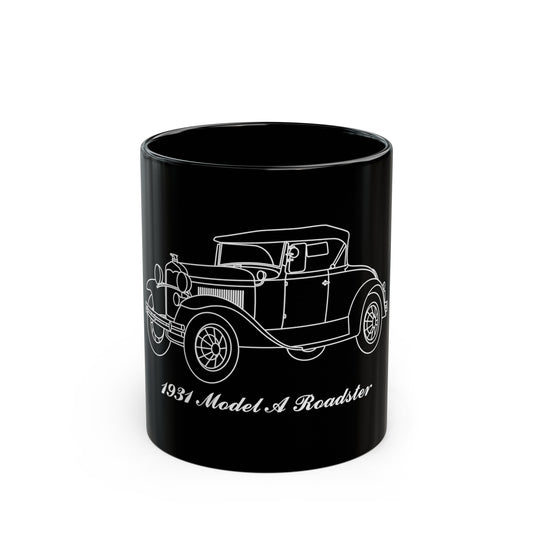 1931 Roadster Black Mug