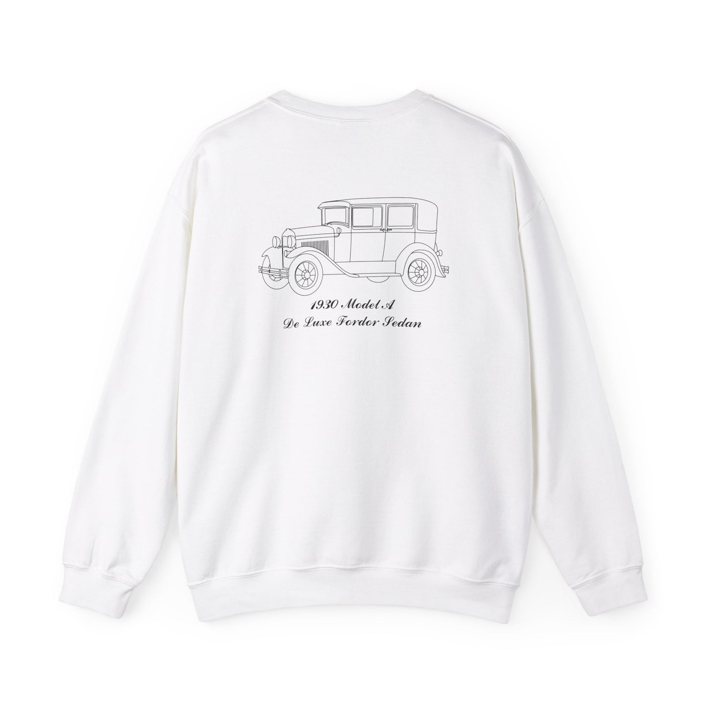 1930 De Luxe Fordor Sedan Crewneck Sweatshirt